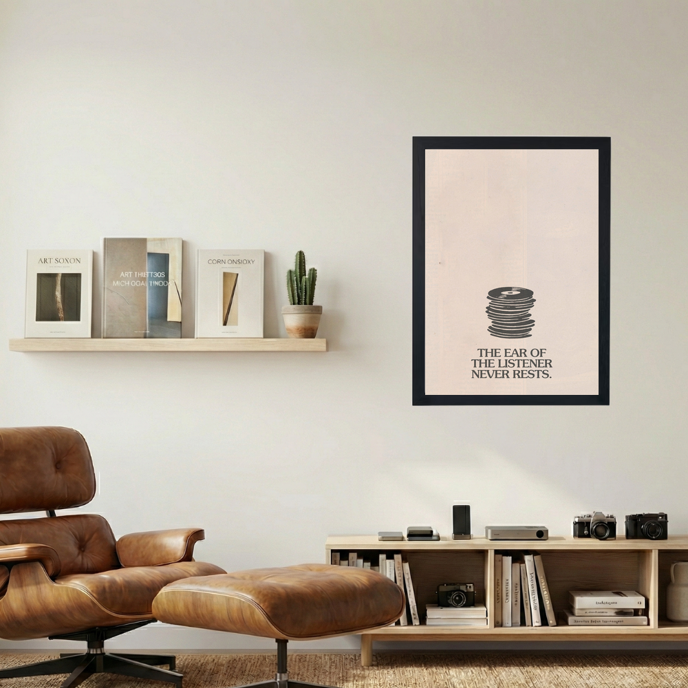 Ear Of The Listener' Poster - Mockup 1