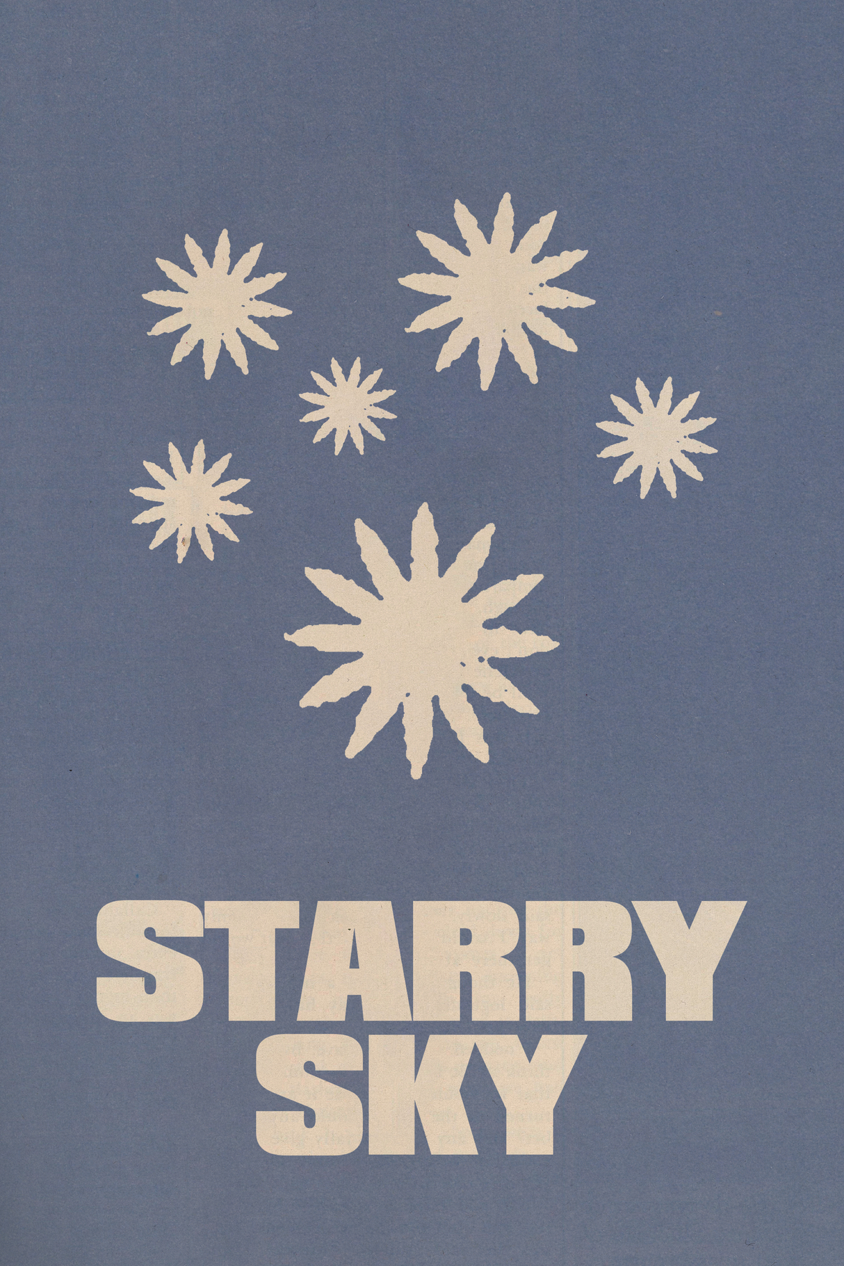 Starry Sky Poster