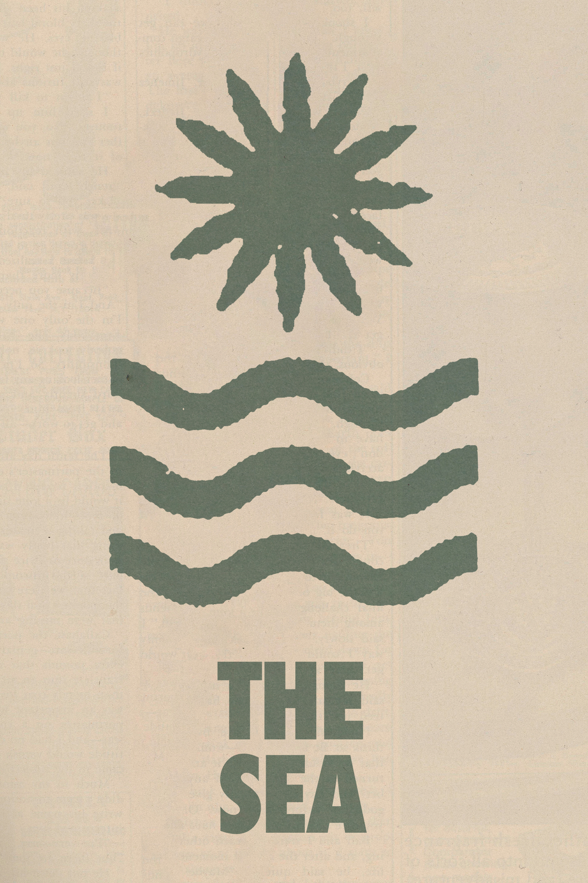 The Sea Poster