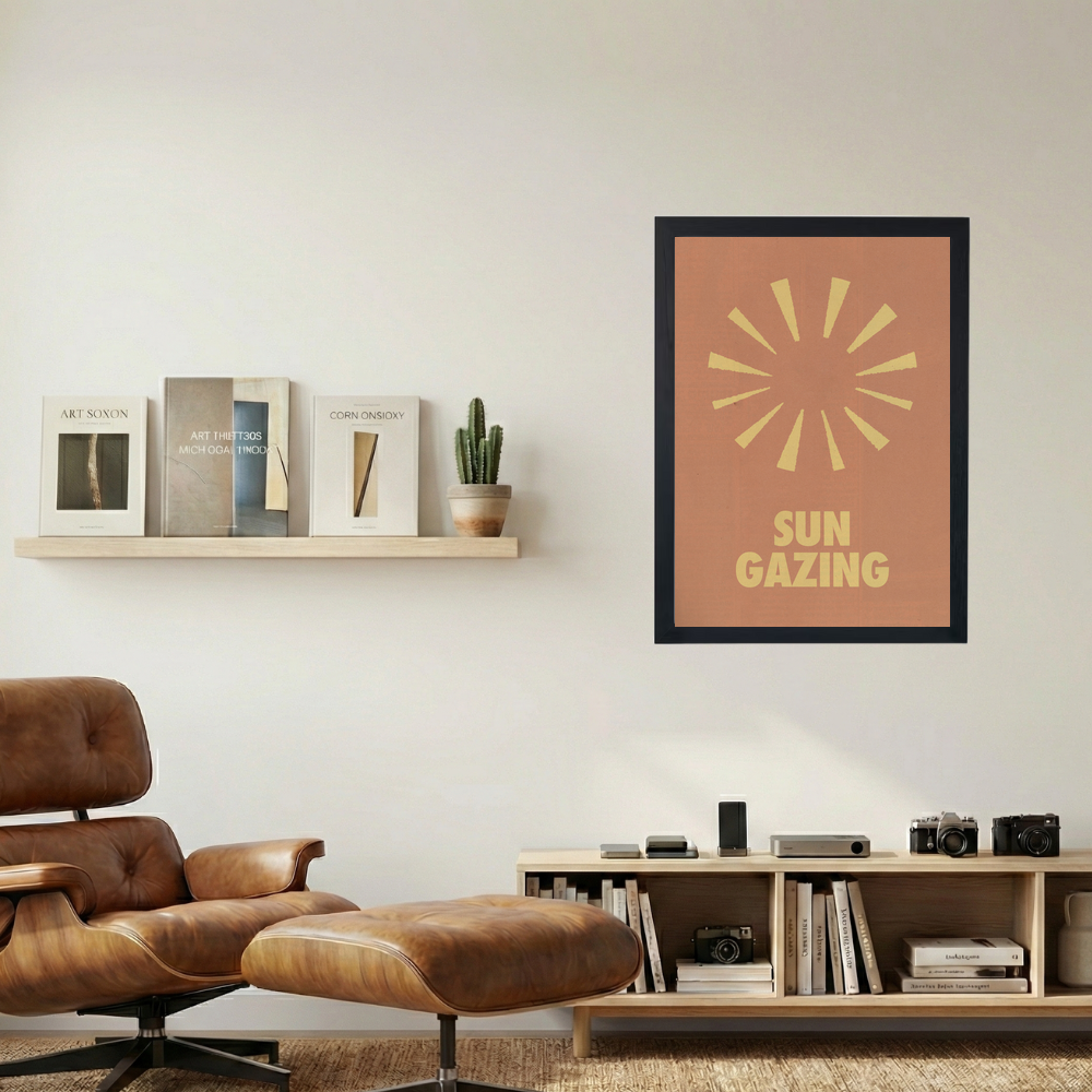 Sun Gazing Poster - Mockup 1