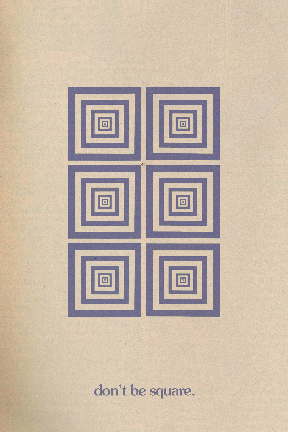 Don't Be Square' Poster