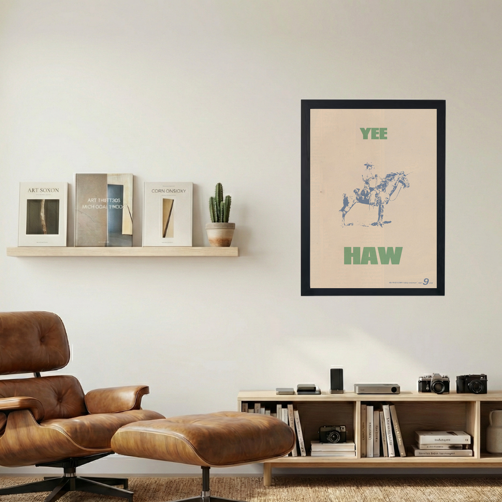 YEE HAW' POSTER V2 - Mockup 1