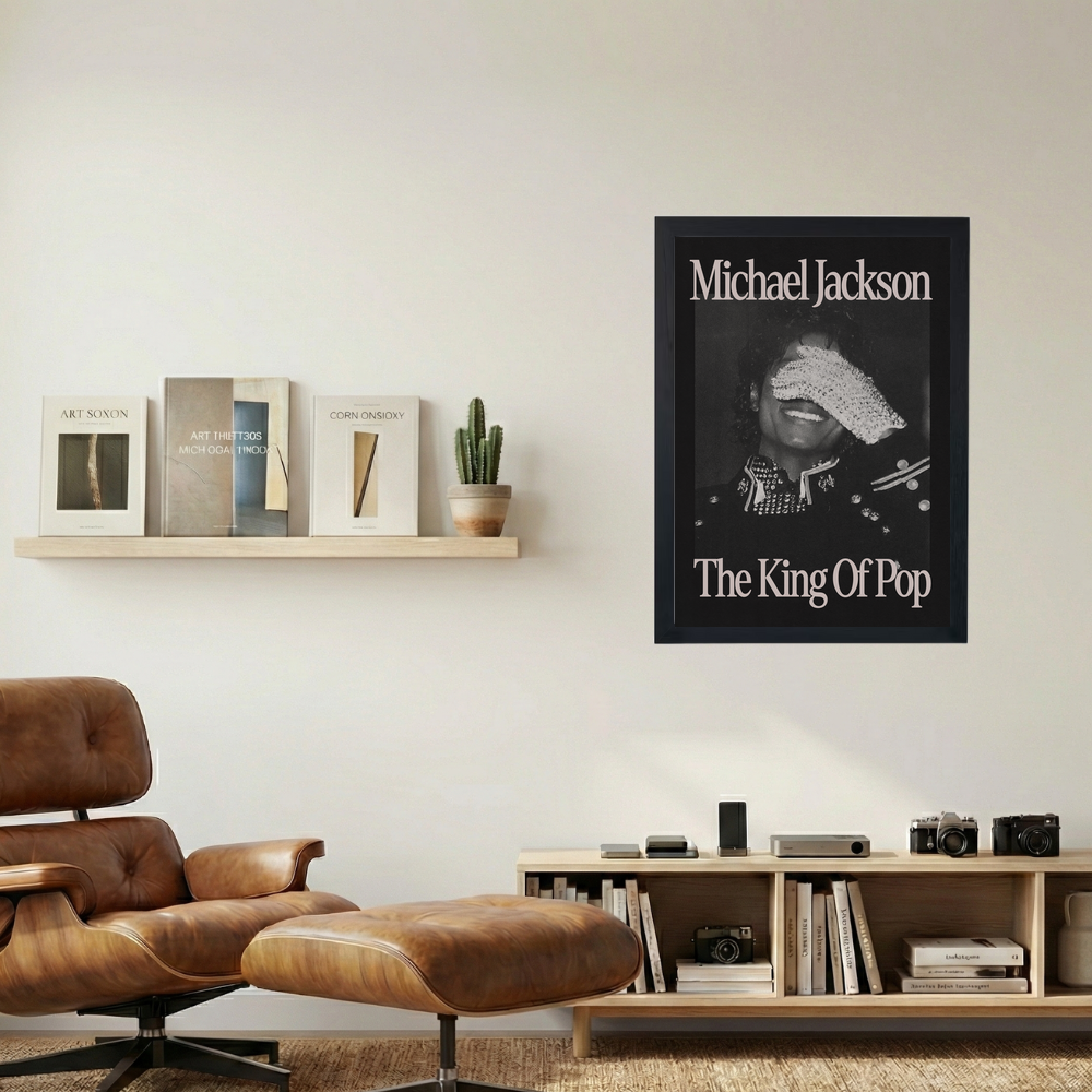 Michael Jackson 'King Of Pop' Poster - Mockup 1