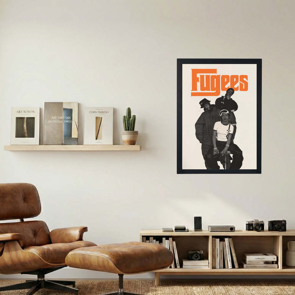 Fugees 'Portrait' Poster - Mockup 1