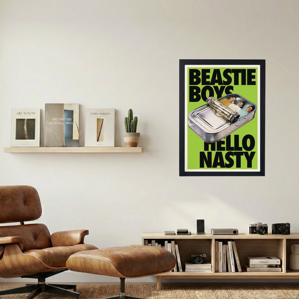 Beastie Boys 'Hello Nasty' Poster - Mockup 1