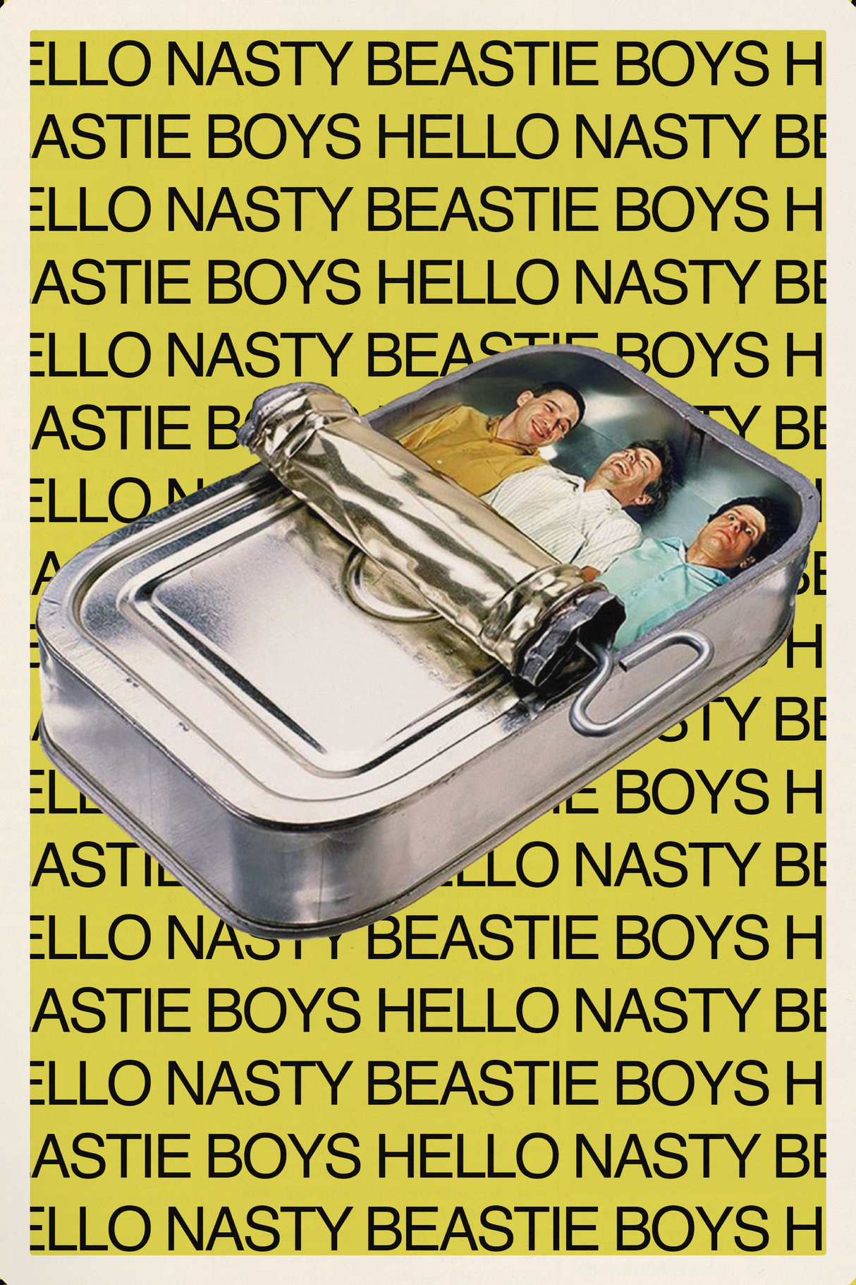 Beastie Boys 'Hello Nasty' Poster V2 - Mockup 1