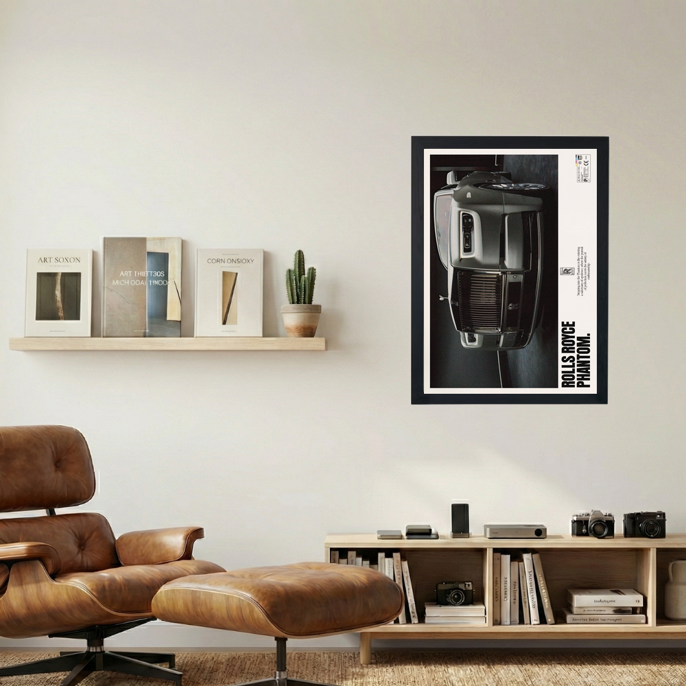 Rolls Royce Phantom Poster - Mockup 1
