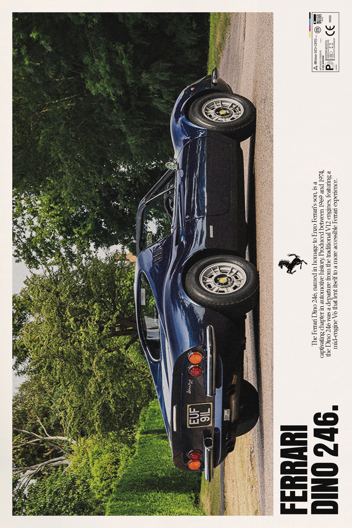 Ferrari Dino 246 Poster