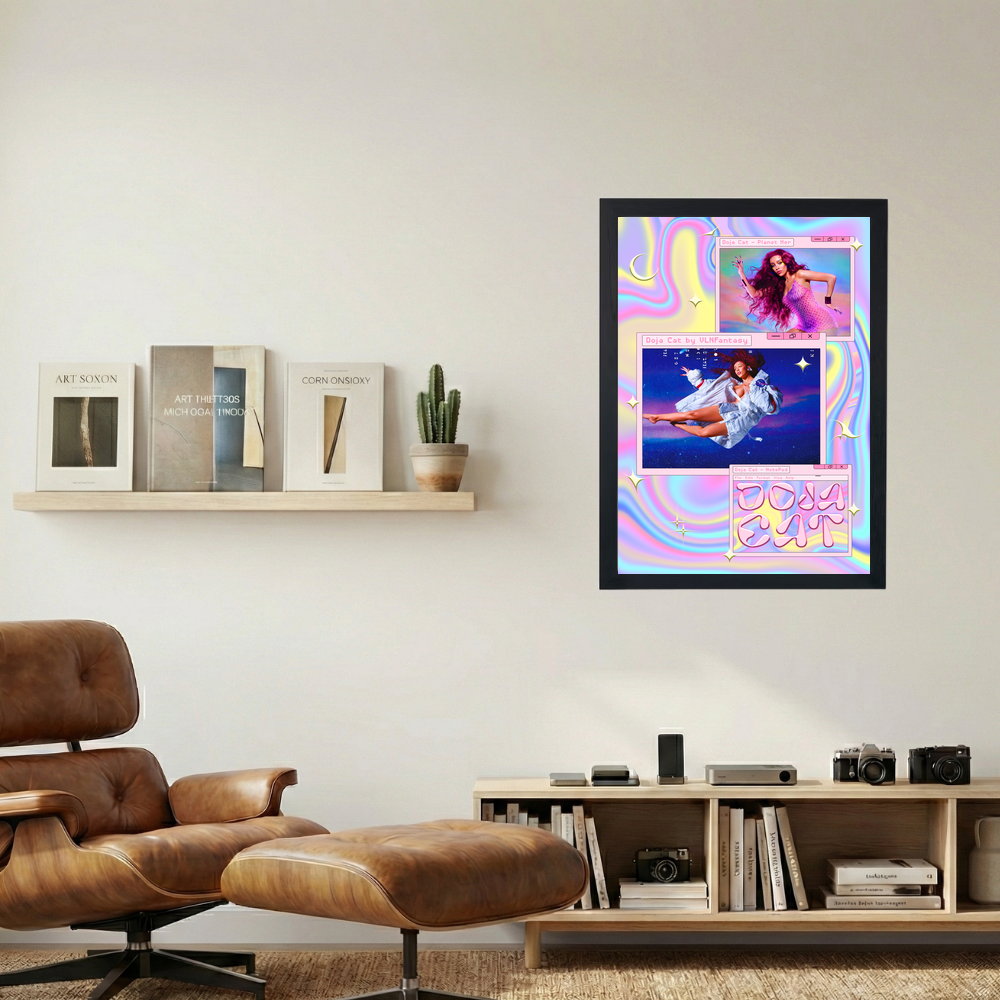 Doja Cat 'Planet Searching' Poster - Mockup 1