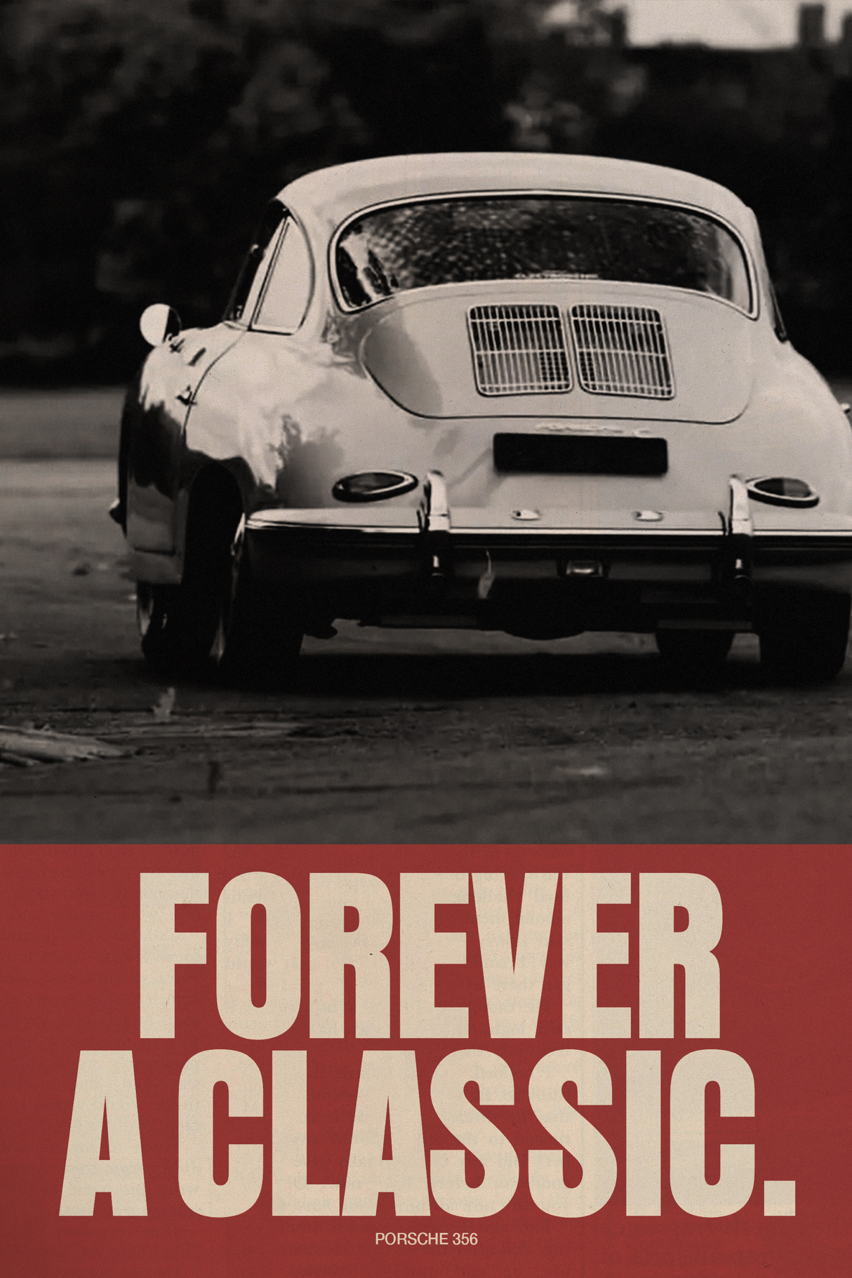 Porsche 356 'Forever A Classic' Poster