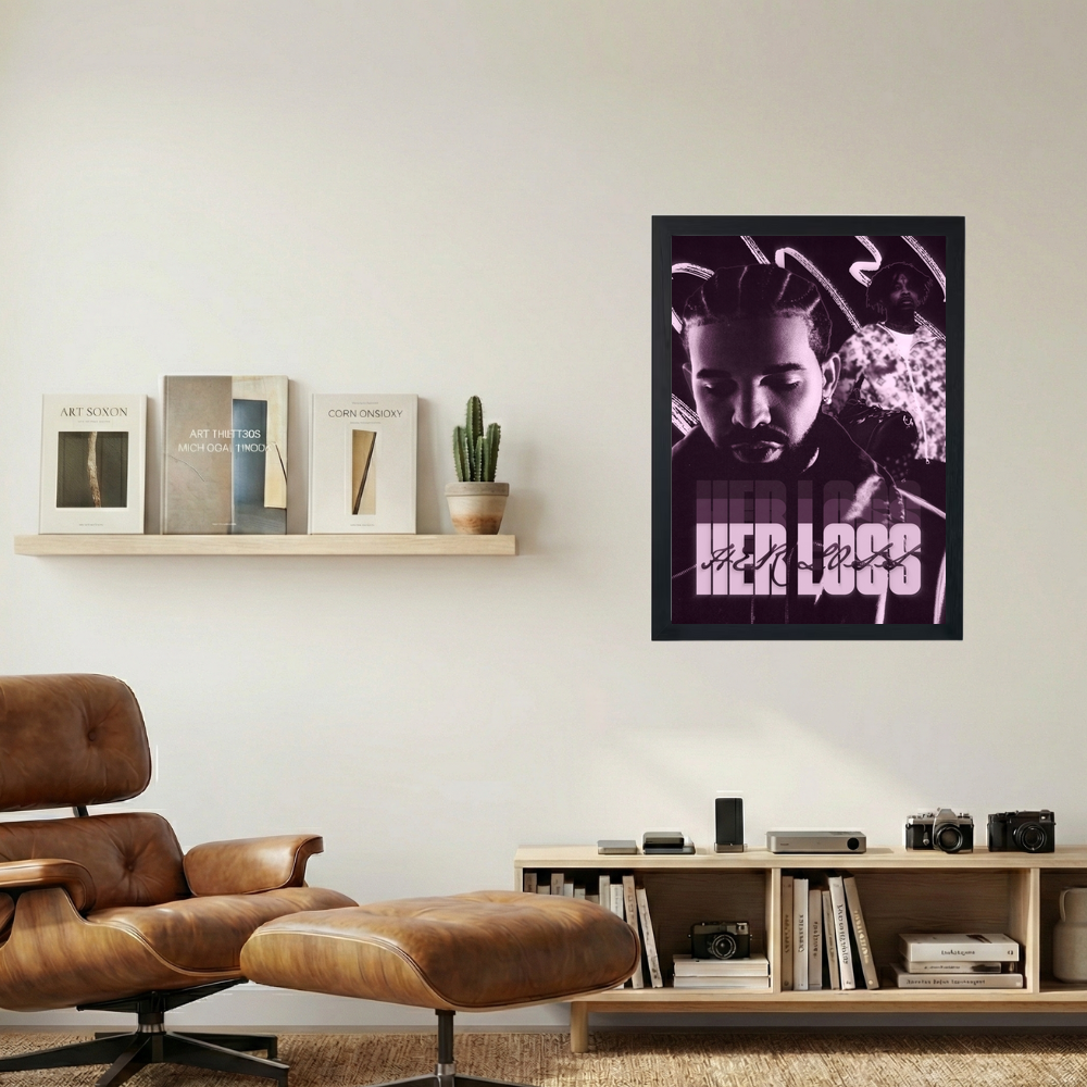 Drake x 21 Savage 'Her Loss' Poster V2 - Mockup 1