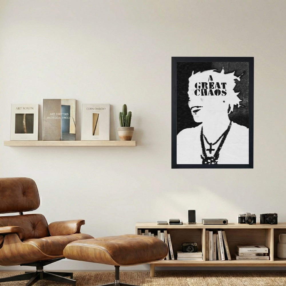 Ken Carson 'A Great Chaos' Poster V2 - Mockup 1