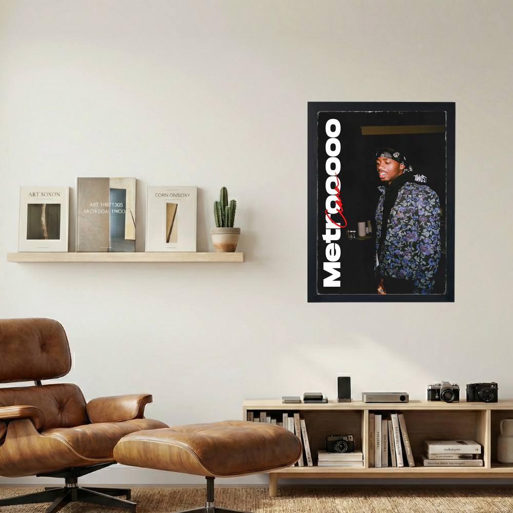 Metro Boomin 'Metrooo' Poster - Mockup 1