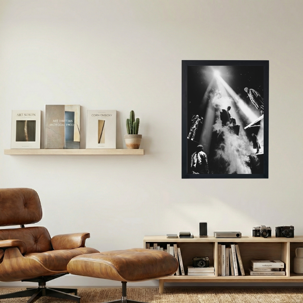 Kanye West 'Yeezus Tour Collaged' Poster - Mockup 1