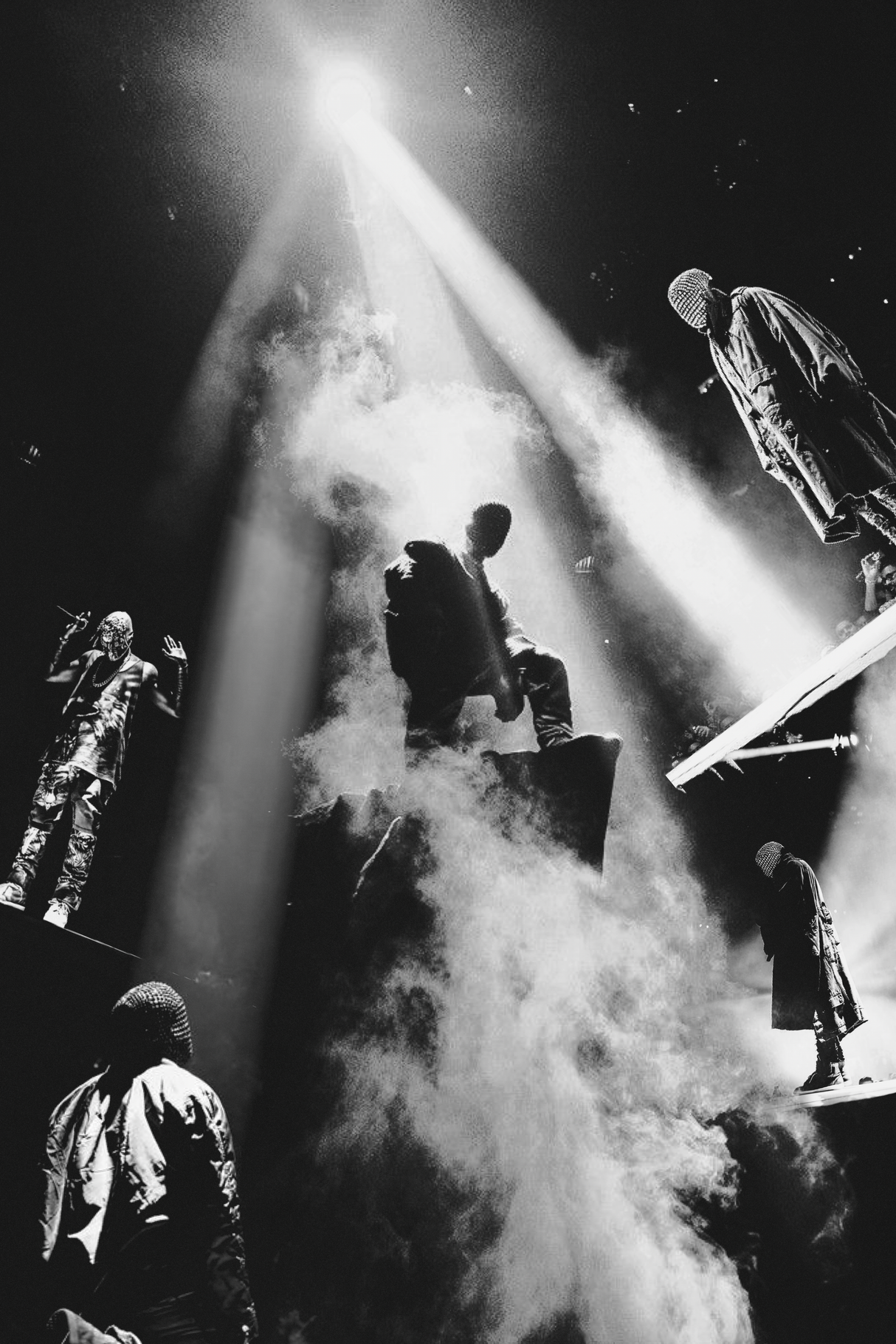 Kanye West 'Yeezus Tour Collaged' Poster