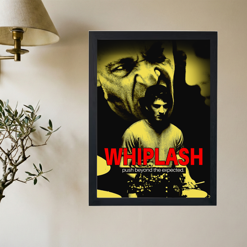 Whiplash 'Push Beyond' Poster - Mockup 2