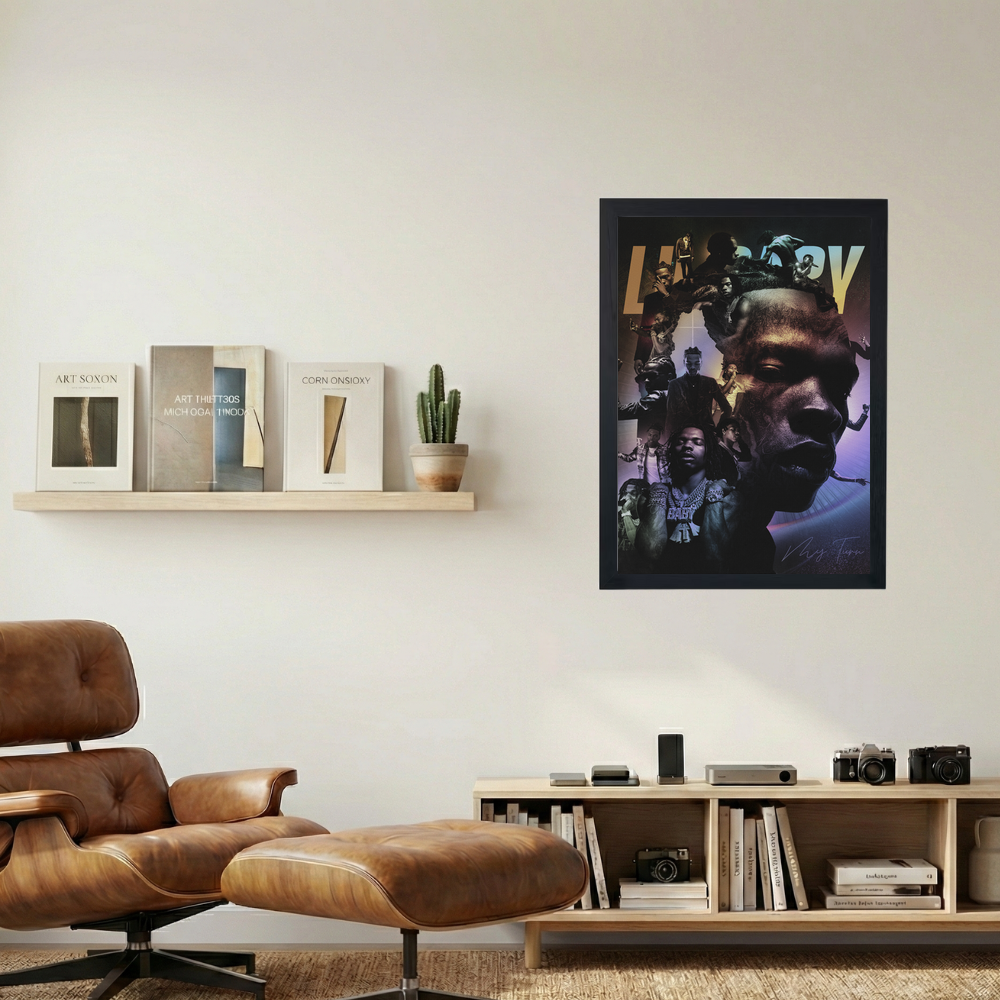 Lil Baby 'Only Me Collage' Poster - Mockup 1