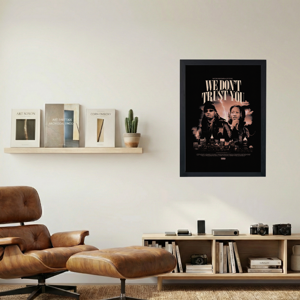 Future x Metro Boomin 'We Don't Trust You' Poster - Mockup 1