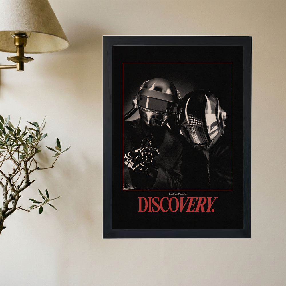 Daft Punk 'Discovery' Poster V2 - Mockup 2