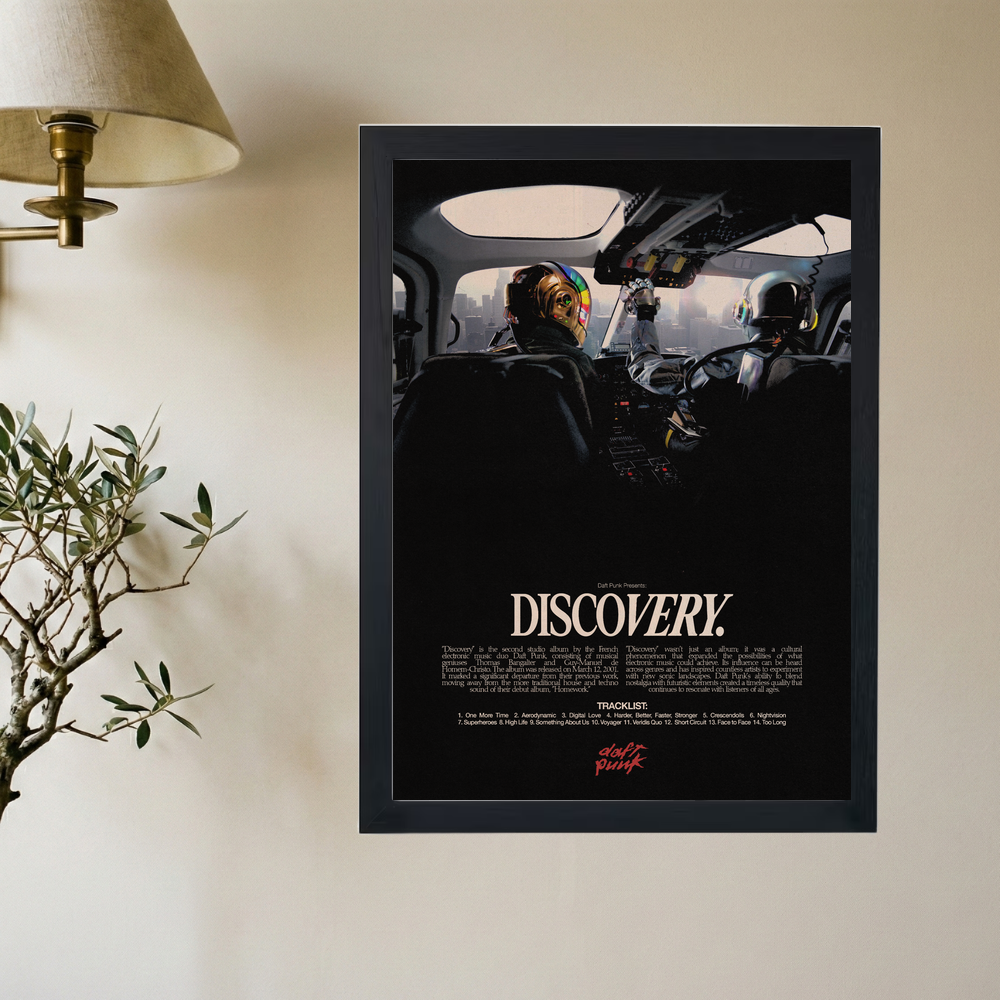 Daft Punk 'Discovery' Poster V3 - Mockup 2