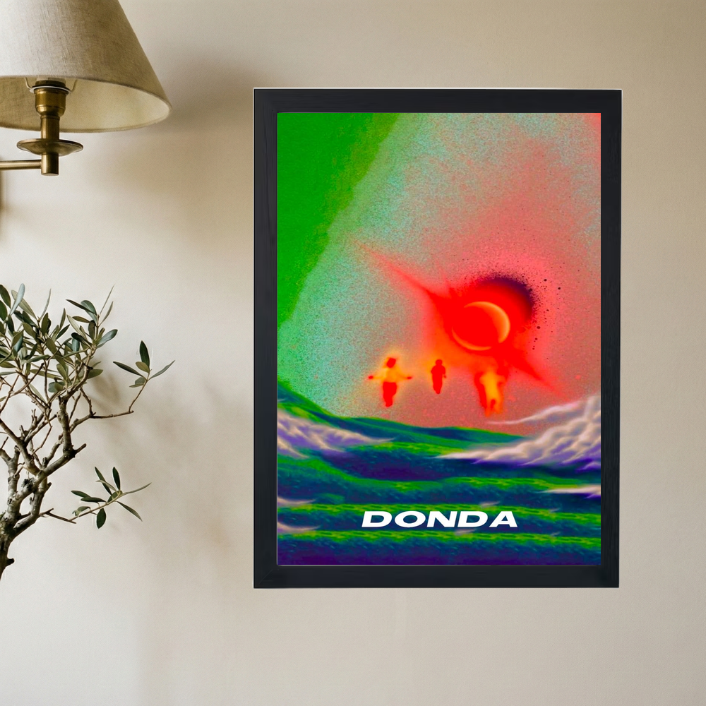 Kanye West 'OG Donda Cover' Poster - Mockup 2