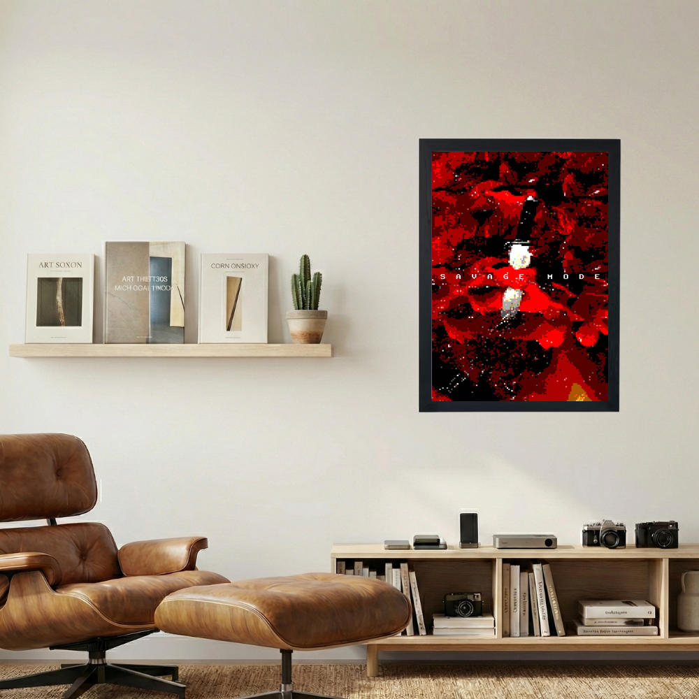 21 Savage 'Retro Savage Mode ' Poster - Mockup 1