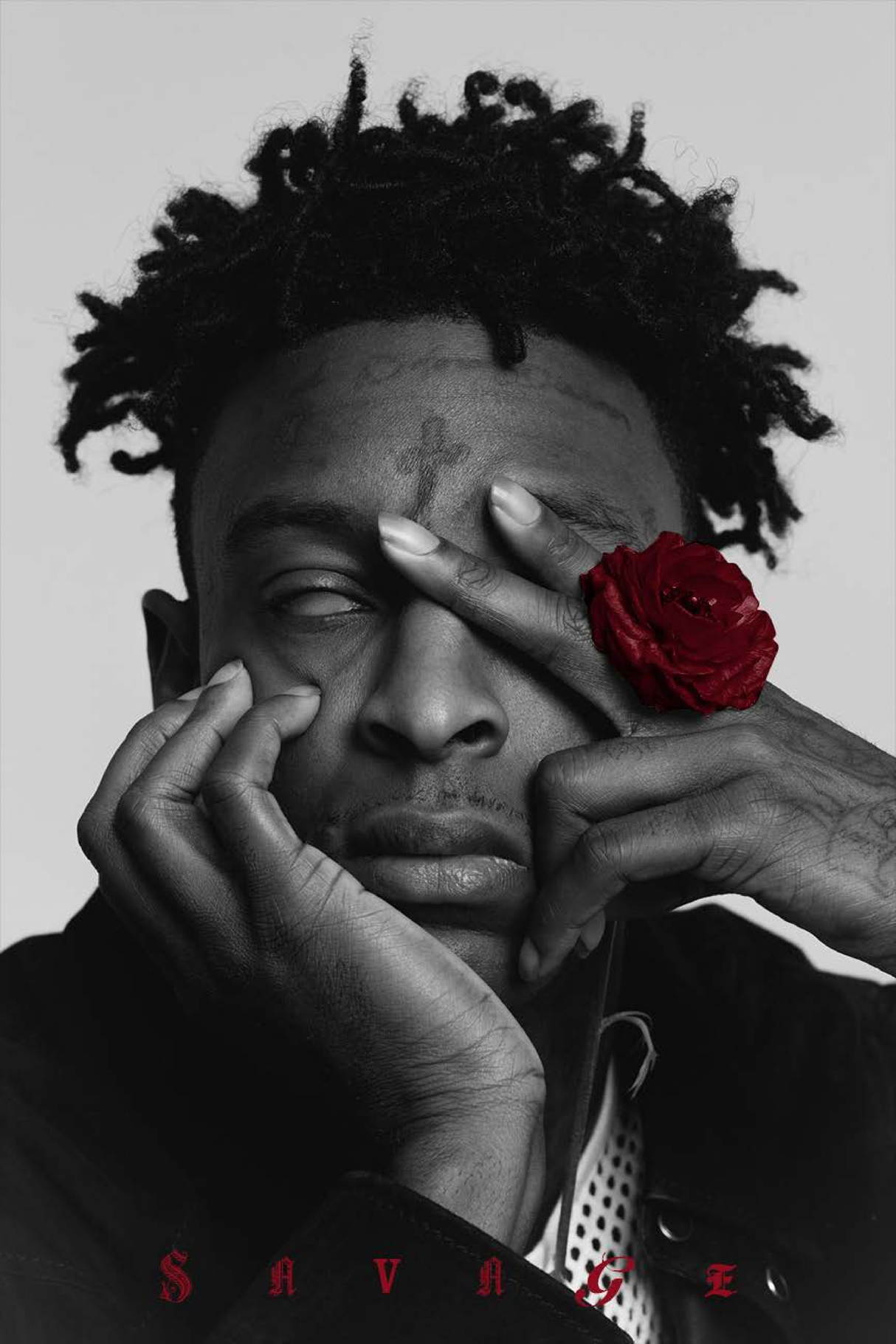 21 Savage 'Red Roses ' Poster