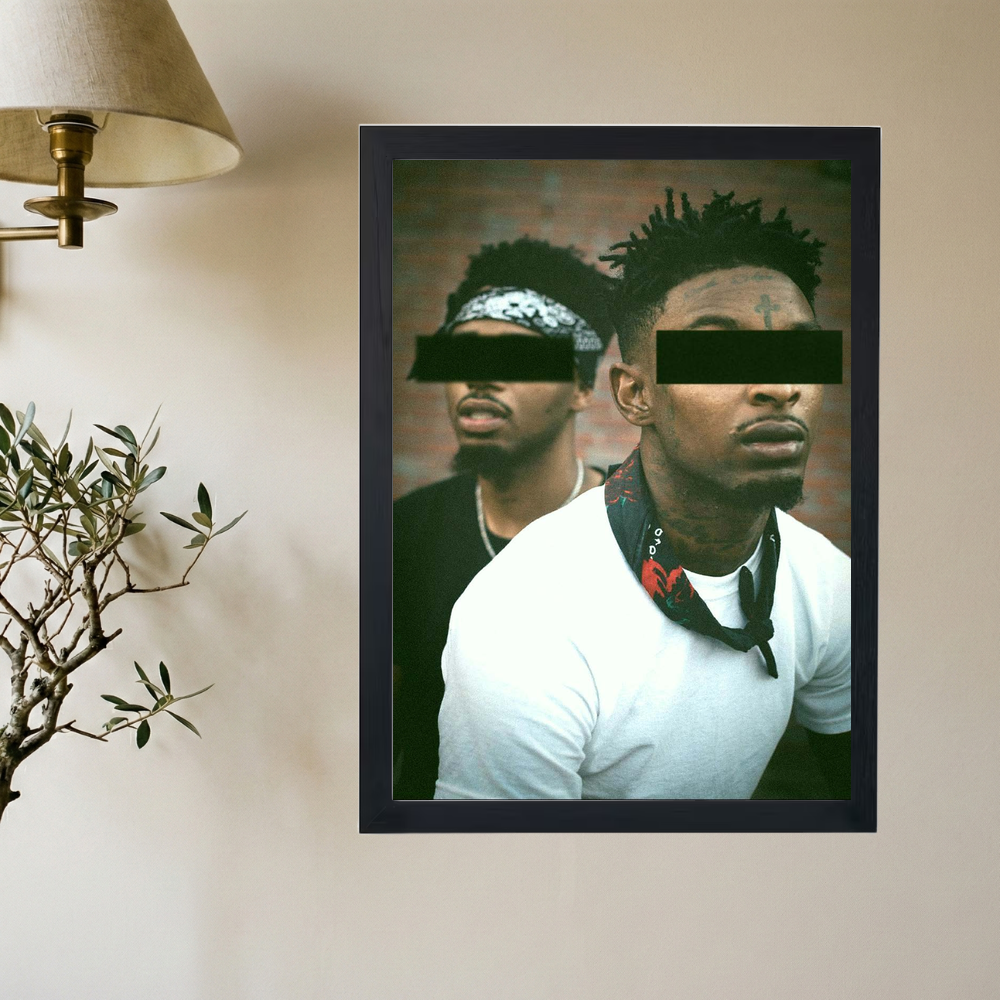 Metro Boomin x 21 Savage 'Ghostface ' Poster - Mockup 2