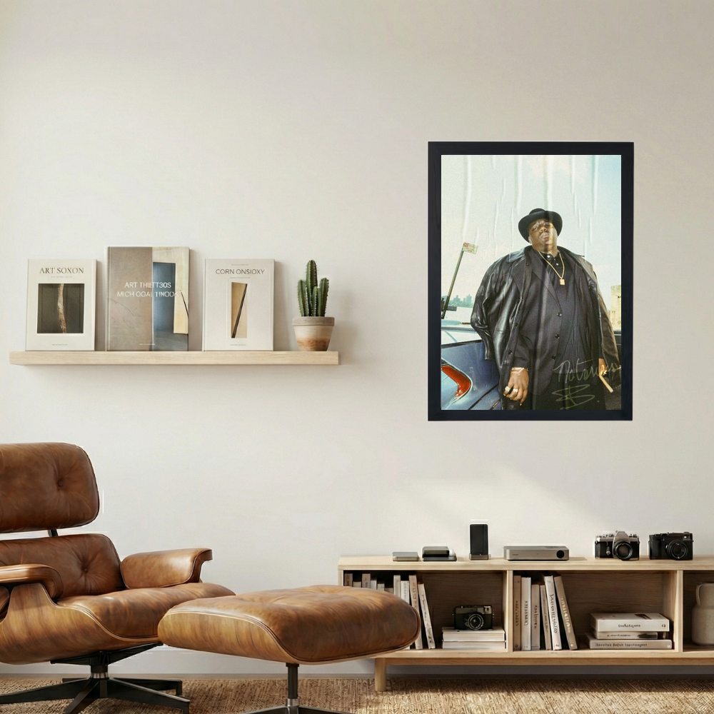 Biggie Smalls 'Gangsta Moves' Poster - Mockup 1