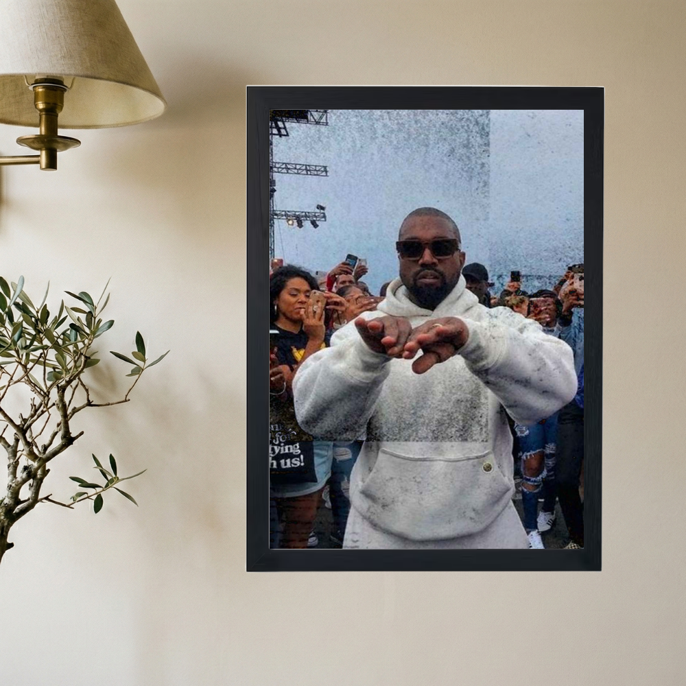 Kanye West 'My City' Poster - Mockup 2