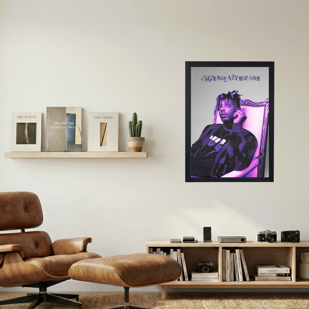 Juice Wrld 'Legends Never Die' Poster - Mockup 1