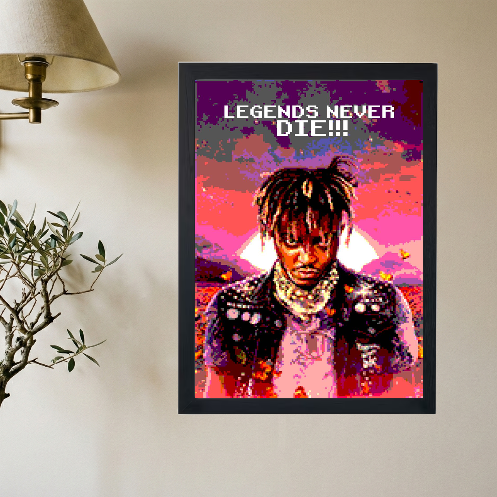 Juice Wrld 'Legendary Bits' Poster - Mockup 2