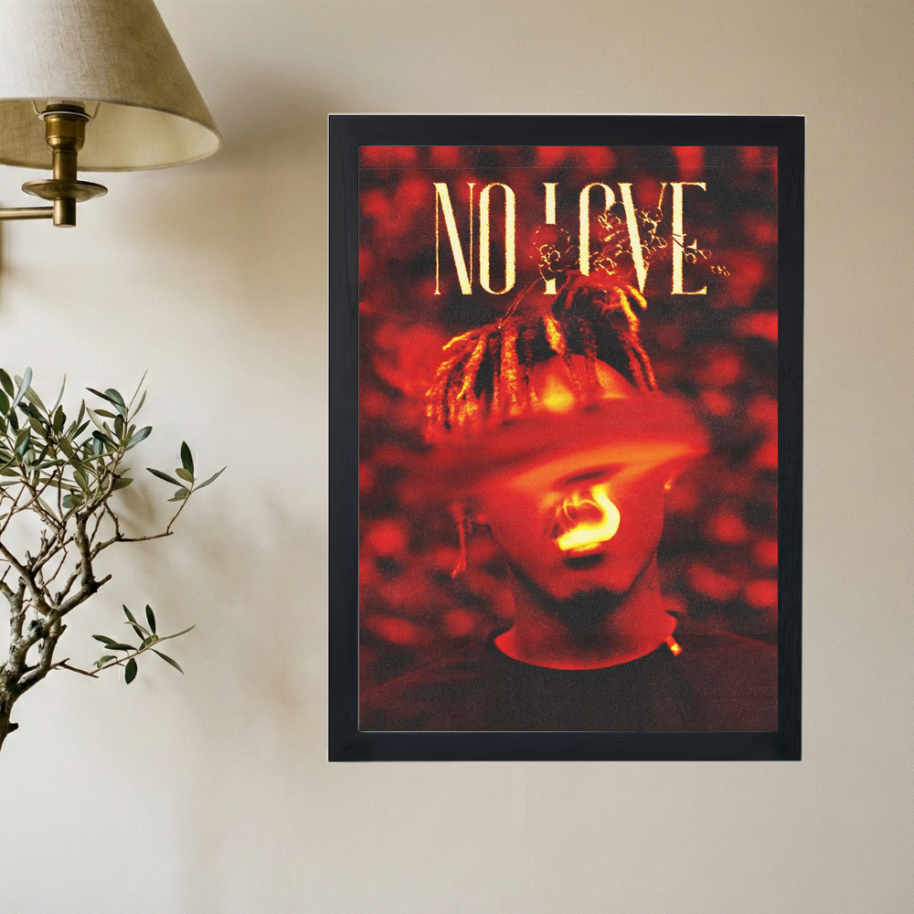 Juice Wrld 'Slurring' Poster - Mockup 2