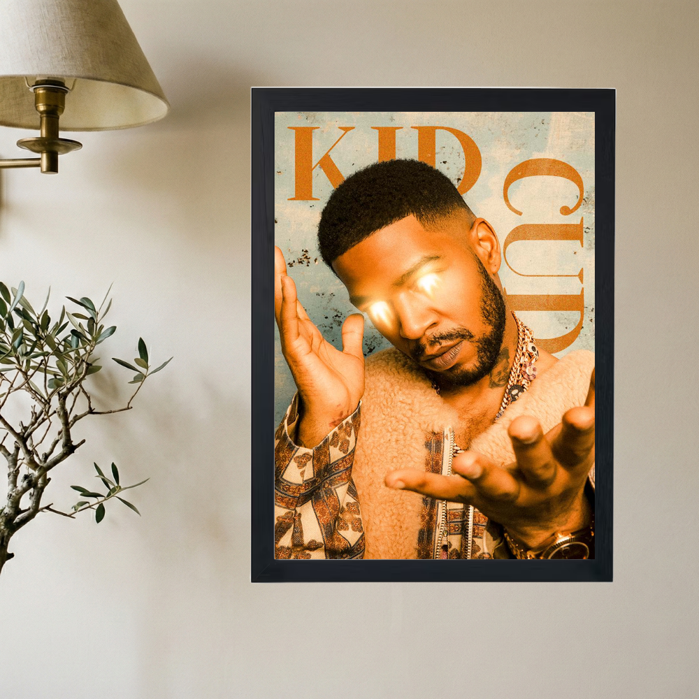 Kid Cudi 'In the Eyes' Poster - Mockup 2