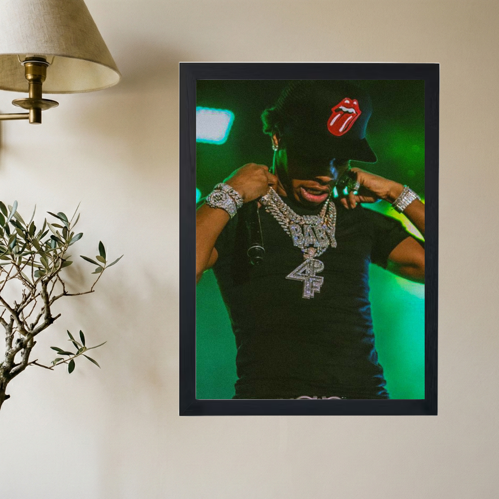 Lil Baby 'Icey' Poster - Mockup 2