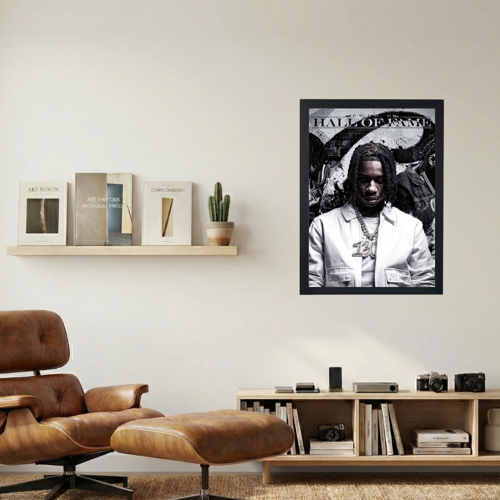 Polo G 'Hall of Fame' Poster - Mockup 1