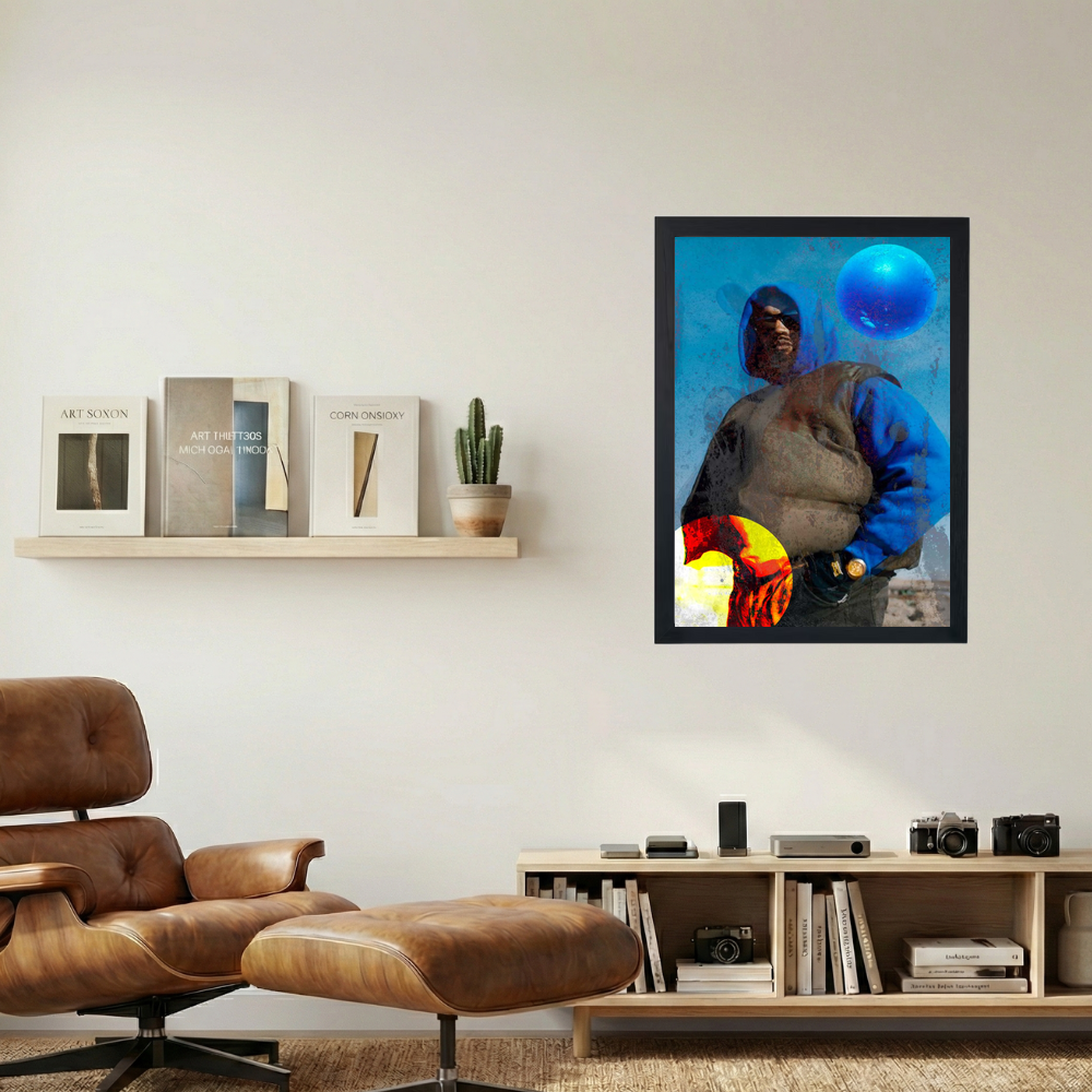 Kanye West 'JIK' Poster - Mockup 1
