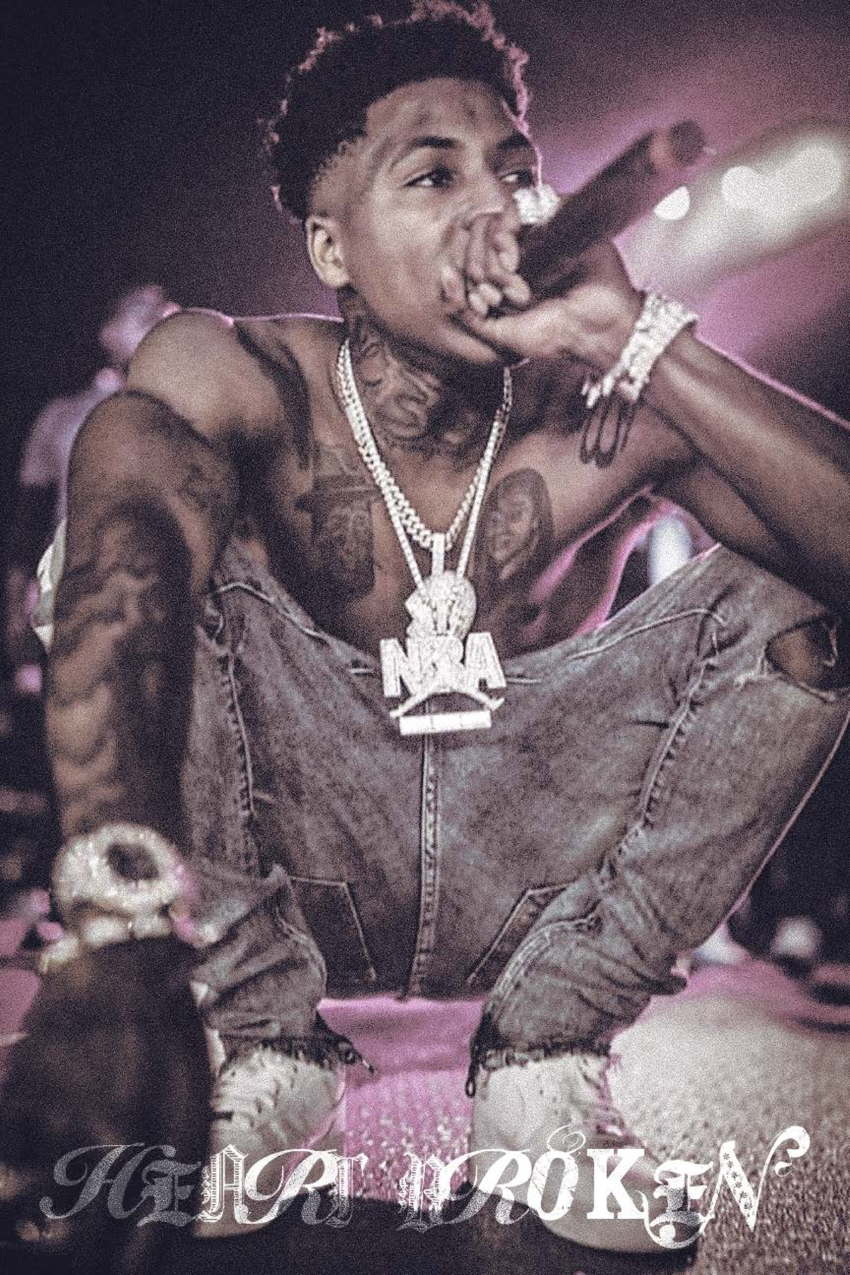 NBA Young Boy 'Heartbreak' Poster