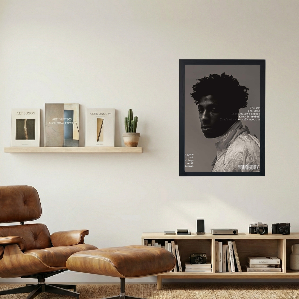 NBA Young Boy 'Kacey Top' Poster - Mockup 1