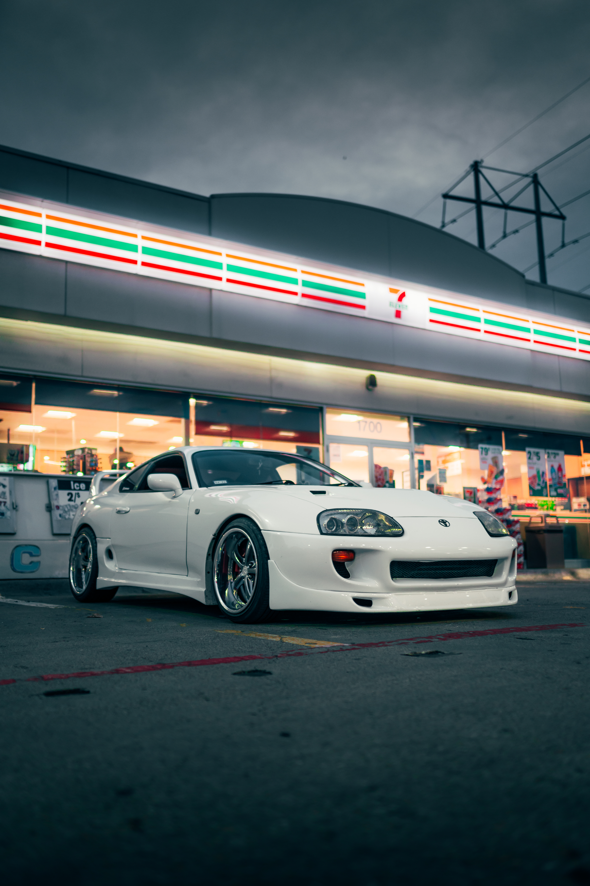 Toyota Supra 'Neon 7/11' Poster