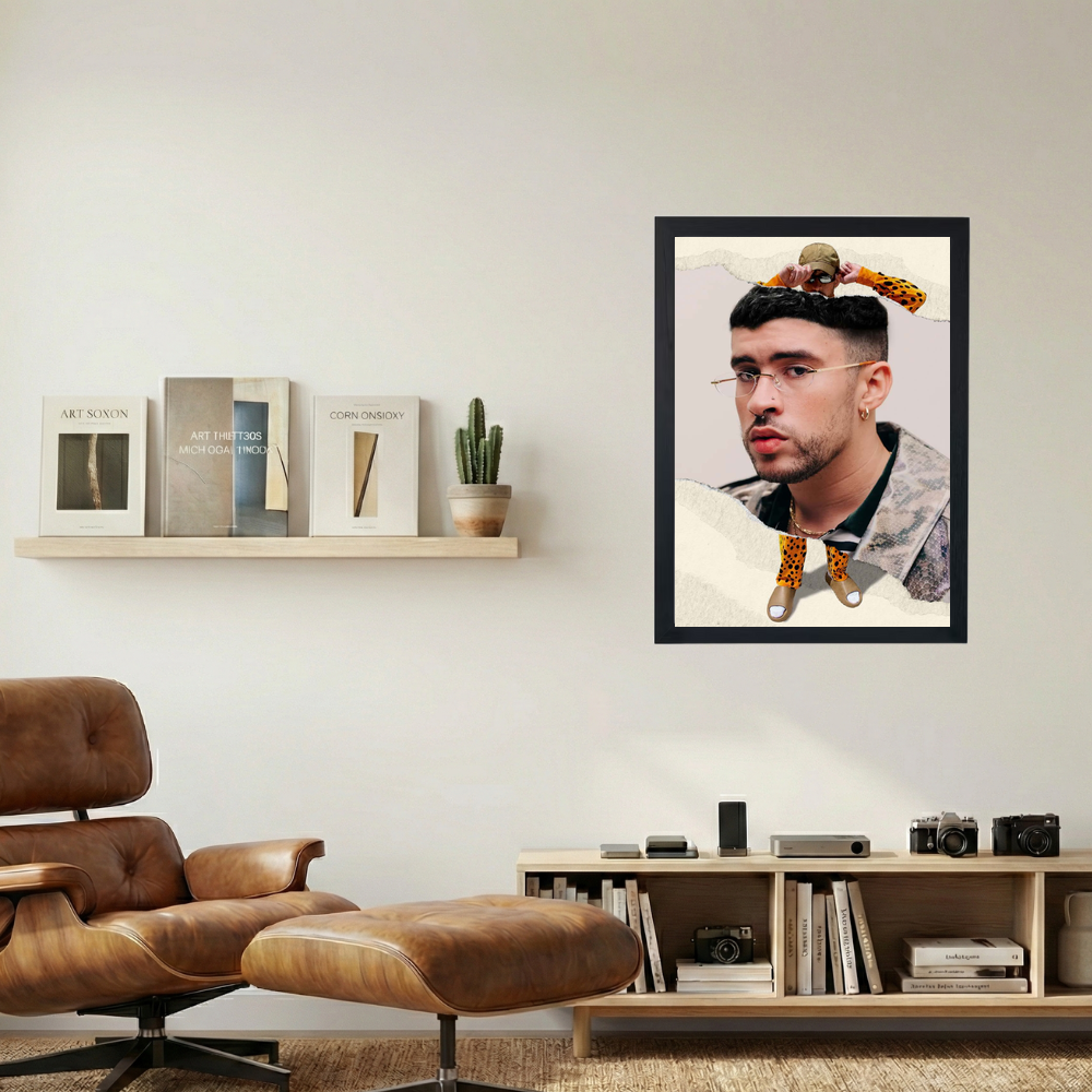 Bad Bunny 'Mr Put it On' Poster - Mockup 1