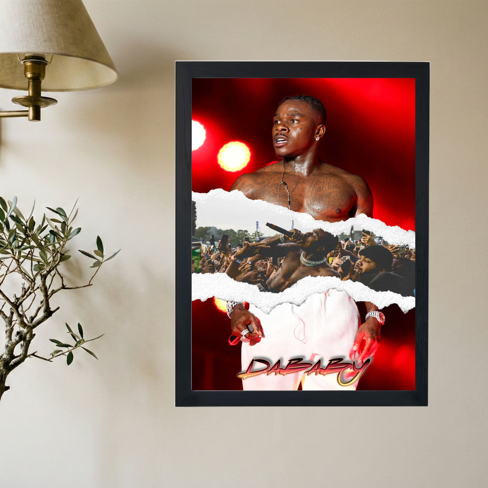 Dababy 'Heart and Soul' Poster - Mockup 2