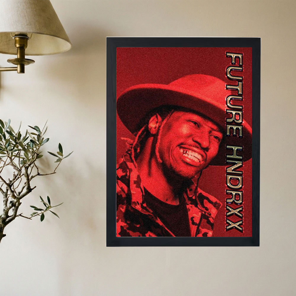 Future 'See Red' Poster - Mockup 2