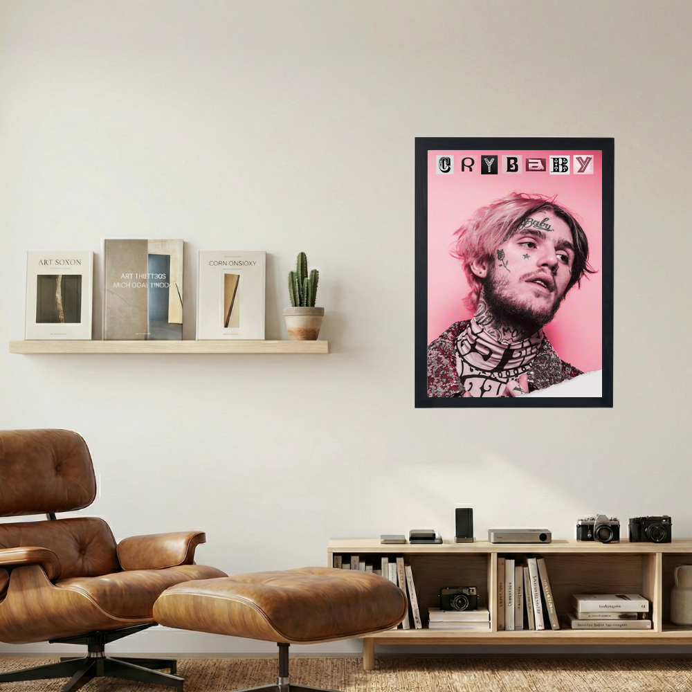 Lil Peep 'Crybaby' Poster - Mockup 1