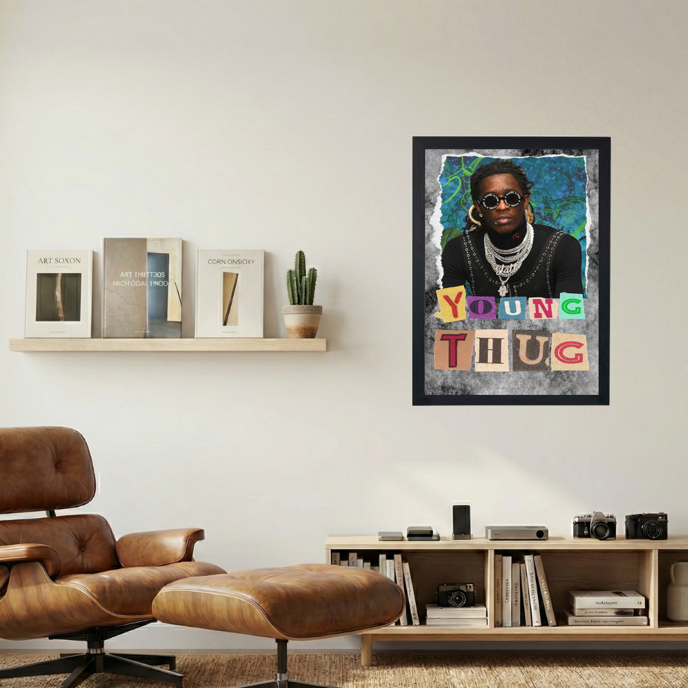 Young Thug 'Post It' Poster - Mockup 1