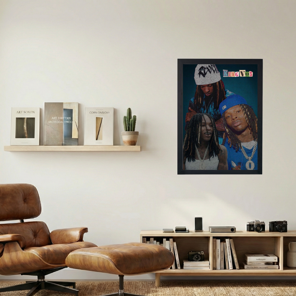 King Von 'Why He Told' Poster - Mockup 1