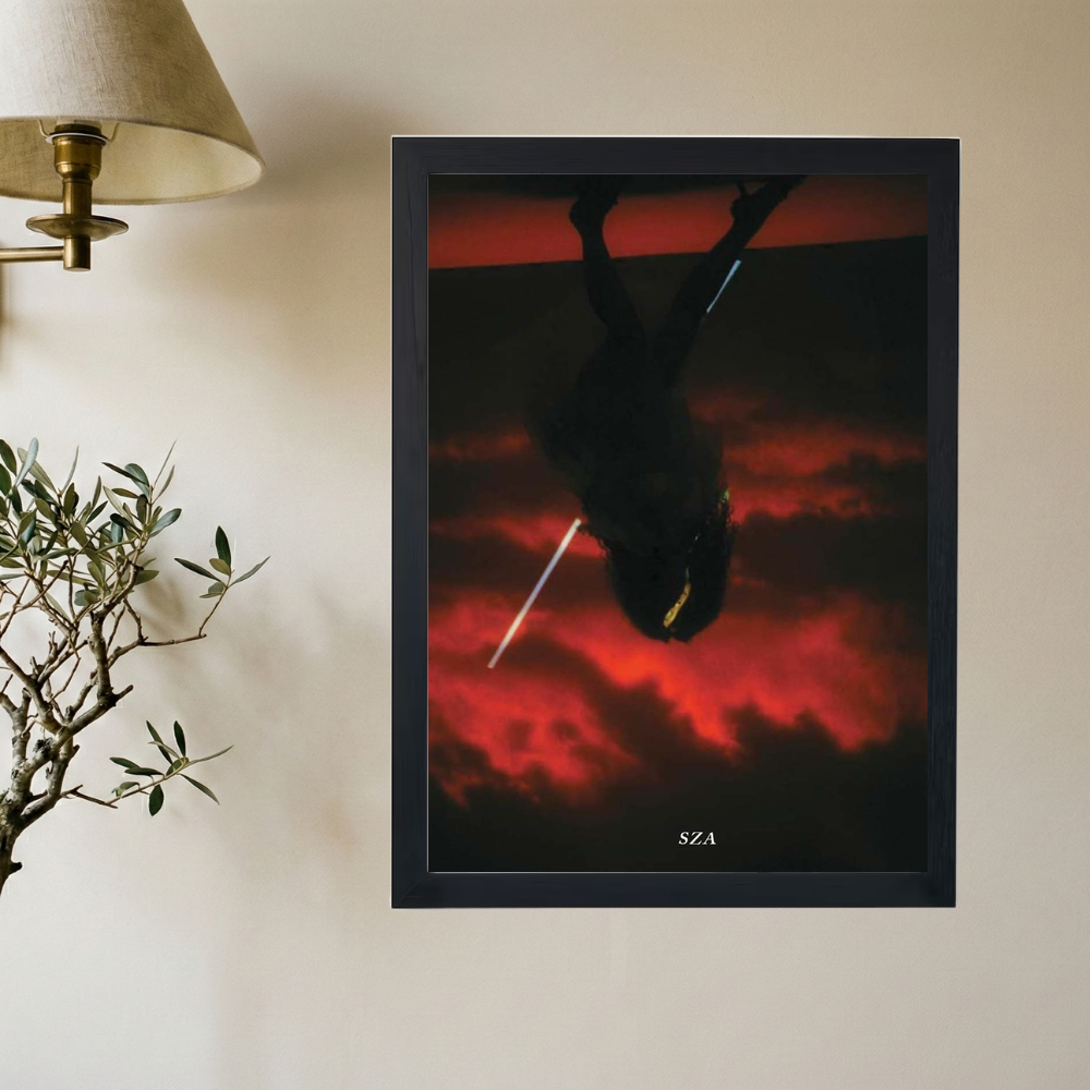 SZA 'Smoke' Poster - Mockup 2