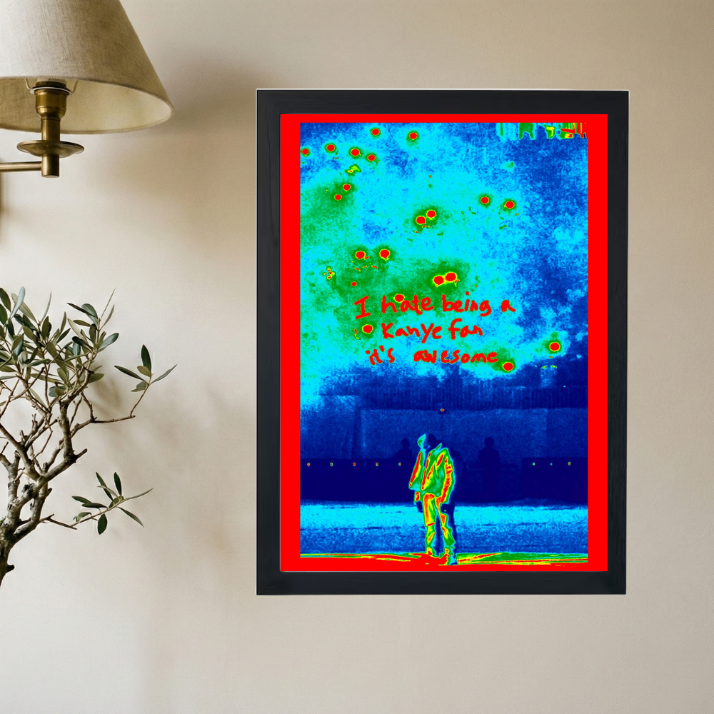 Kanye West 'Jackson Hole, Atlanta' Poster - Mockup 2