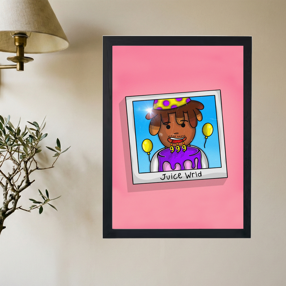 Juice WRLD 'Simpler Times' Poster - Mockup 2