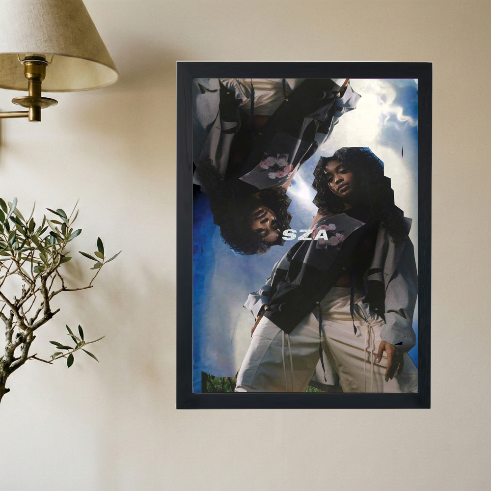 SZA 'Wavy' Poster - Mockup 2